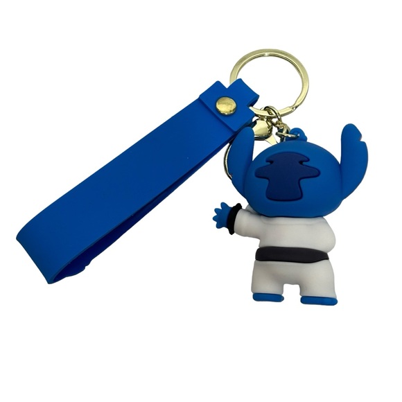 Disneys Stitch Elvis 3D Silicone Keychain NEW - Picture 4 of 12